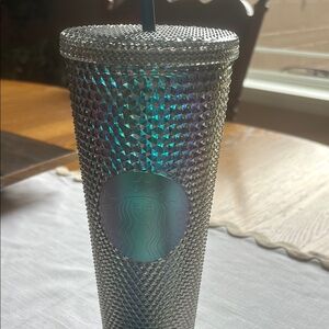 Starbucks Silver Studded Tumbler with Accents